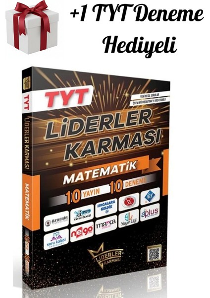2026 Tyt Matematik 10 Yayın 10 Deneme + 1 Tyt Deneme Hediyeli modelleri