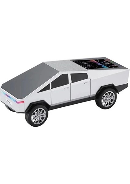 D68 Cyber Model Araba Tasarımlı Bluetooth Hoparlör 15W Güçlü Ses Rgb LED /tws/usb Beyaz fiyatları