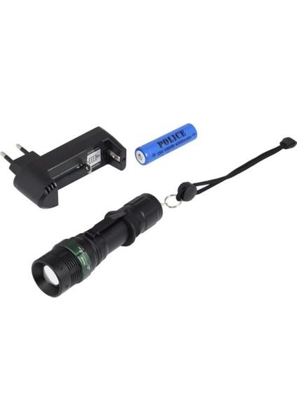 Police Ps-25 Cree Q5 Power LED Zoomlu Şarjlı El Feneri fırsatları
