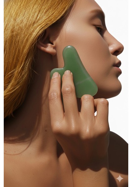 Aventurin Gua Sha Yüz Yogası, Masaj Taşı 542