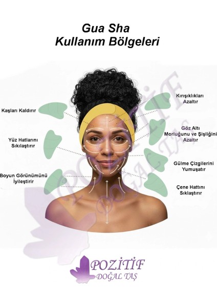 Aventurin Gua Sha Yüz Yogası, Masaj Taşı 542 modelleri