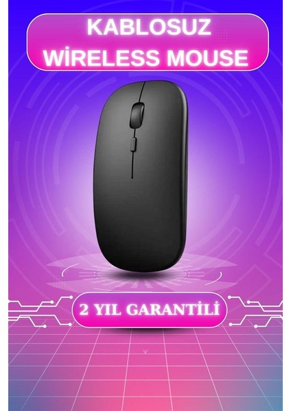 Kablosuz Mouse Fare Şarjlı Bluetooth Wireless Çift Modlu Sessiz fiyatları