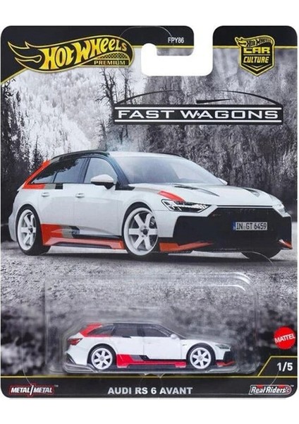 Hot Wheels Premium Fast Wagons - Audi Rs 6 Avant