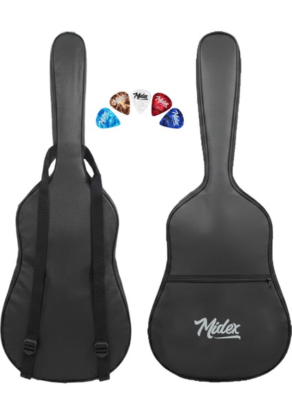 GK-30E Elektro Gitar Çantası Kaliteli Siyah Kılıf