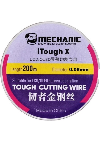 Mechanic Itough x Cep Telefon & Tablet Ekran Ayırma Teli 0.06MM 200METRE