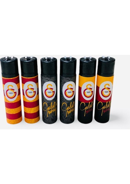 Galatasaray Lisanslı Slim Taşlı Çakmak 6 Adet