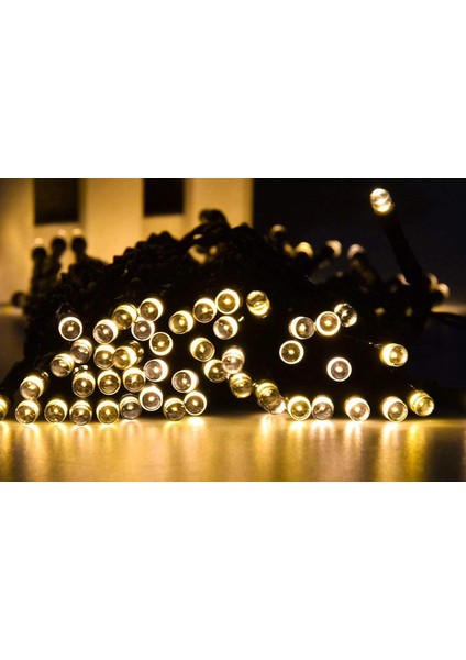10 Metre 100 LED Boncuk Lamba – Gün Işığı | Siyah Kablo fırsatları