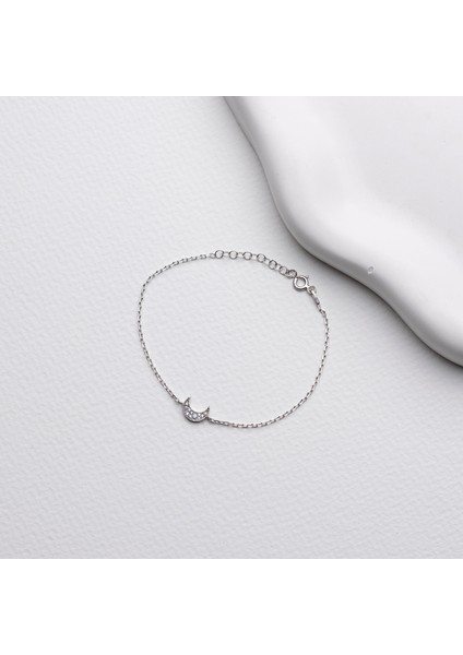 925 Ayar Gümüş Ay Bileklik fiyatları