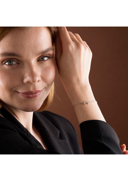 925 Ayar Gümüş Ay Bileklik fırsatları