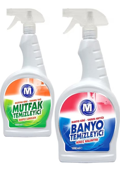 Banyo + Mutfak Temizleyici Sprey 1000 ml