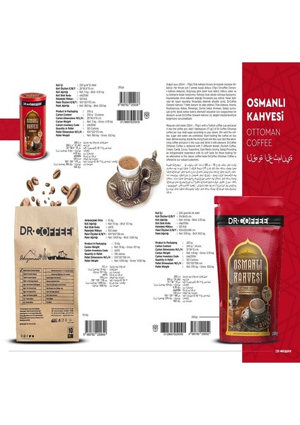 Dr Coffe Drcoffee Osmanlı Kahvesi Torba 10 Kg. modelleri