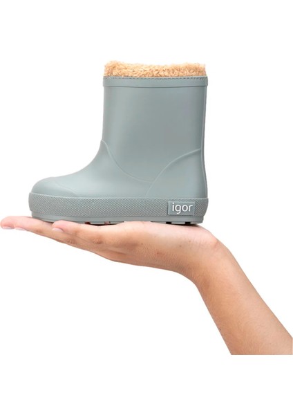 Yogi Borreguito Çocuk Kürklü Yağmur Çizmesi - Yeşil W10306-013 modelleri