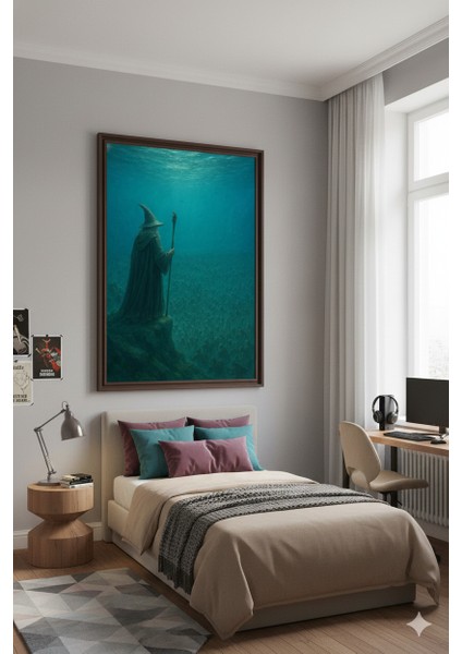 Derinliklerin Büyücüsü Rulo Tuval Üzeri Canvas Baskı – Premium Çözünürlük, Çerçevesiz