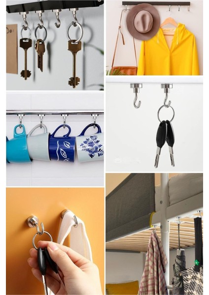 Mytechcat® Güçlü Manyetik Mutfak,banyolar Için Çok Amaçlı 2'li Magnet Askı indirimleri