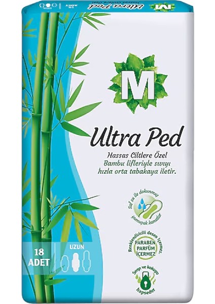 Ultra Hijyenik Ped Uzun 18'li