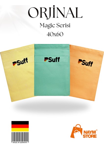 3'lü Microfiber Genel Temiz Bezi | Sihirli Bez