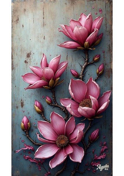 Manolya Rüyası Rulo Tuval Üzeri Canvas Baskı – Premium Çözünürlük, Çerçevesi fiyatları