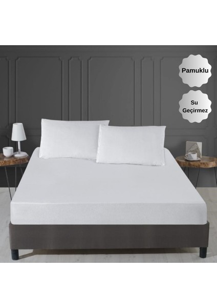 Alez Pamuklu Fitted Yatak Koruyucu 100*200 cm