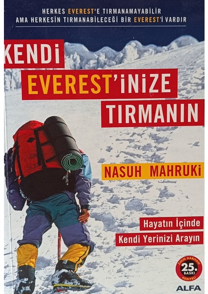 Kendi Everest'inize Tırmanın Cep Boy Nasuh Mahruki (2.el Kitaptır)