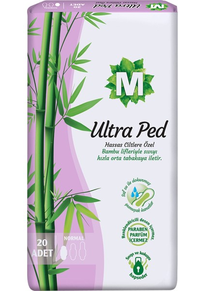 Ultra Hijyenik Ped Normal 20 Li