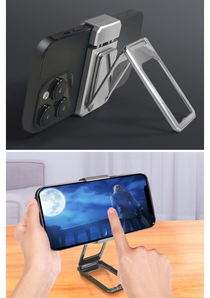 Mytechcat® 360 Derece Dönen Tüm Telefon Tipleri Ile Uyumlu Metal Telefon Standı Braket fırsatları