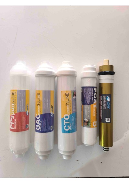 5'li Membran Dahil Su Arıtma Cihazı Filtre Seti fiyatları
