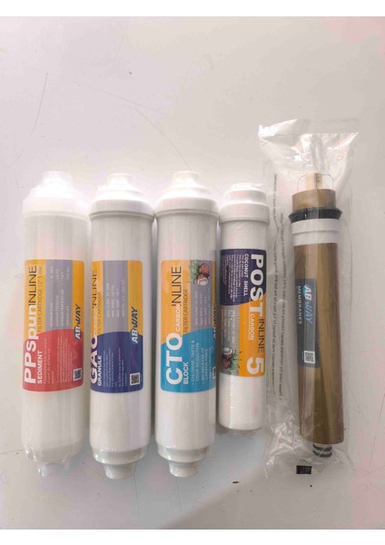 5'li Membran Dahil Su Arıtma Cihazı Filtre Seti fırsatları