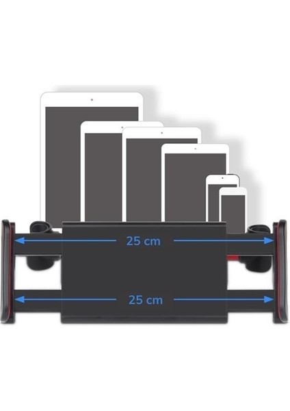Mytechcat® Oto Koltuk Arkası Telefon Tablet Tutucu Ayarlanabilir 360 Derece Dönebilen Pratik Stand modelleri