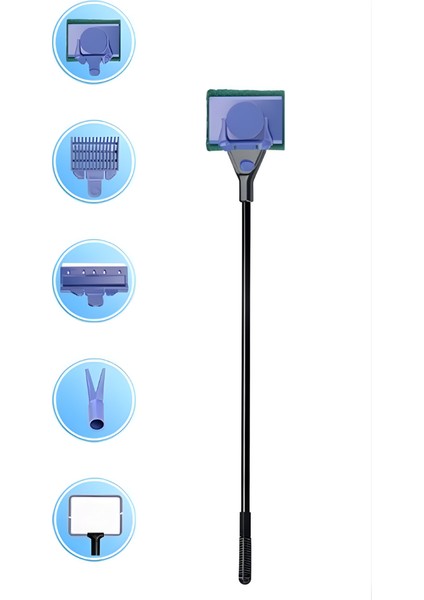 Mytechcat® 5 In 1 Akvaryum Tankı Temizleme Seti Akvaryum Balığı Bakım Seti