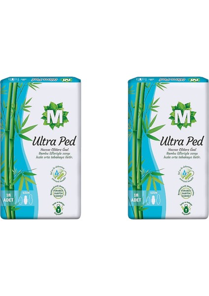 Ultra Hijyenik Ped Uzun 18'li 2 Adet