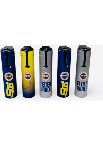 Fenerbahçe Lisanslı Metal Rüzgar Çakmak 5 Adet