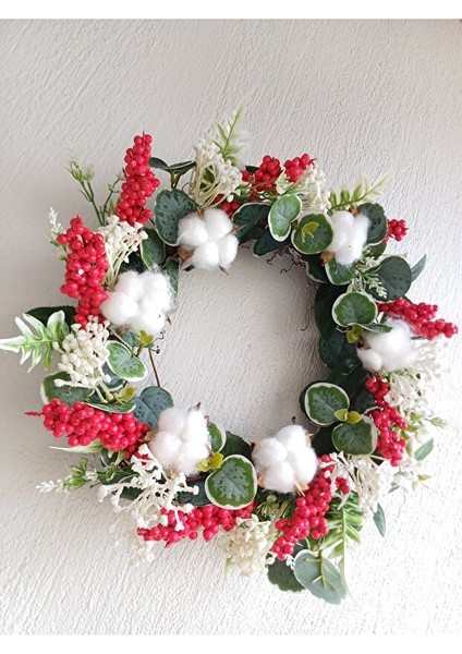 Yılbaşı Kokina Tasarım Çelenk Kapı Süsü Ev Dekoru Hediye fiyatları