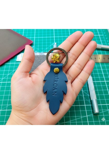 Kişiye Özel El Işçilikli Hediyelik Hakiki Deri -Isim Için Mesaj Atabilirsiniz-