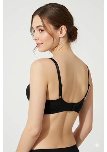 Lazer Kesim Dolgulu Telsiz Iz Yapmaz Sütyen Siyah fiyatları