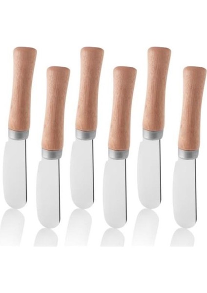 Bambu Saplı Tereyağ Bıçağı 6lı ROYALEKS-BŞSTB06