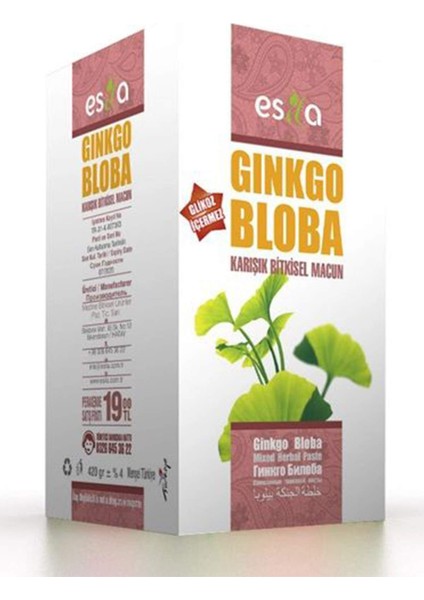 Ginko Bloba Macun 420 Gr.