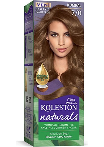 Naturals Saç Boyası Kumral 7/0