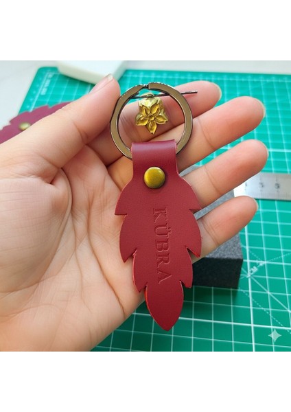 Kişiye Özel El Işçilikli Hediyelik Hakiki Deri -Isim Için Mesaj Atabilirsiniz-