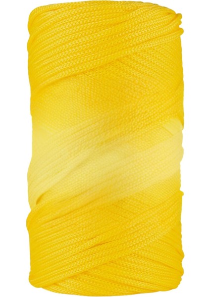 Makrome Ipi 3mm Polyester Canlı Sarı