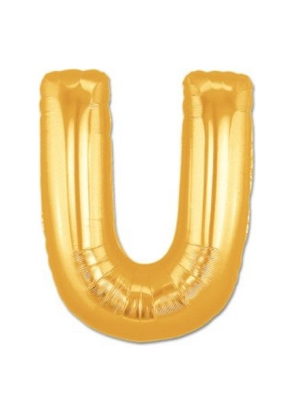 Altın Sarısı Folyo Harf Balon 1 Metre