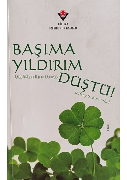 Başıma Yıldırım Düştü Jeffrey S. Rosenthal (2.el Kitaptır)