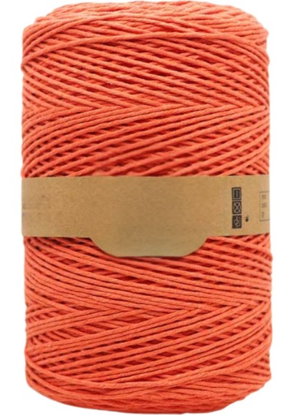 Pamuk Makrome 2 mm Turuncu