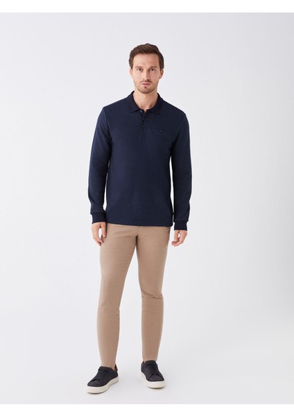 Yeni Sezon Polo Yaka Uzun Kollu Erkek Sweatshirt modelleri