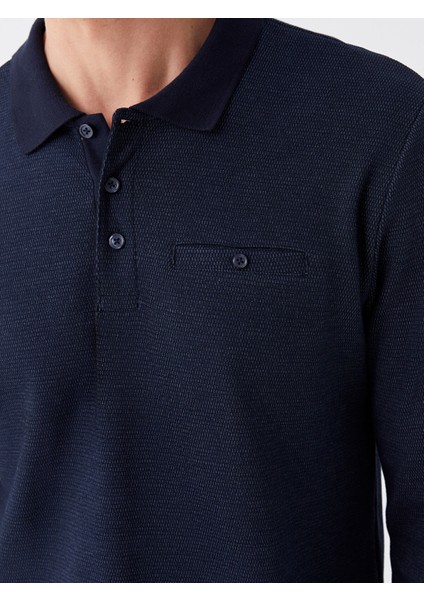 Yeni Sezon Polo Yaka Uzun Kollu Erkek Sweatshirt fırsatları