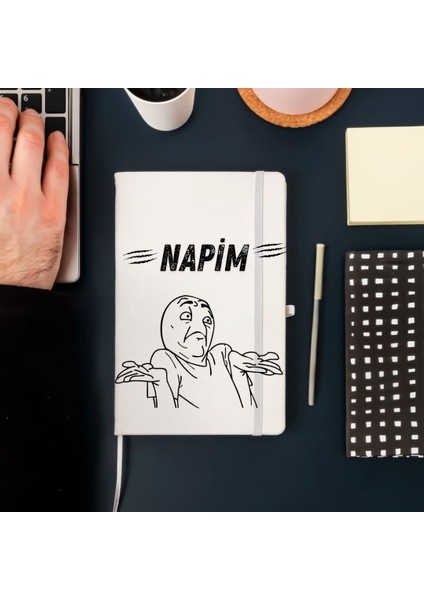 Unutmayın Ki Bana Hiçbir Şey Olmaz Yazılı Sevimli Karakter Tasarım Defter fırsatları