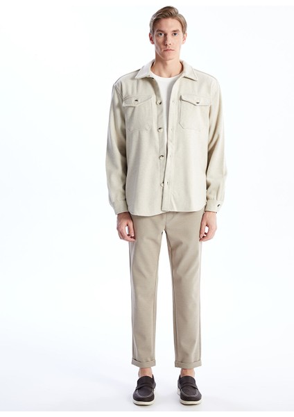 Yeni Sezon Regular Fit Uzun Kollu Erkek Gömlek Ceket modelleri