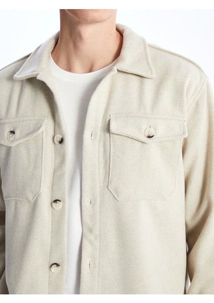 Yeni Sezon Regular Fit Uzun Kollu Erkek Gömlek Ceket fırsatları