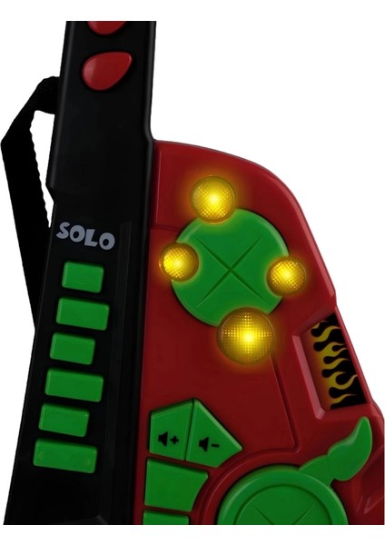 LED Işıklı Melodili Askılı Müzikli Gitar modelleri