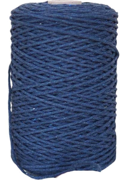Pamuk Makrome 2 mm Indigo