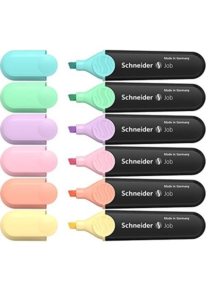 Textmarker Job Pastel Fosforlu Kalem 6'lı fiyatları